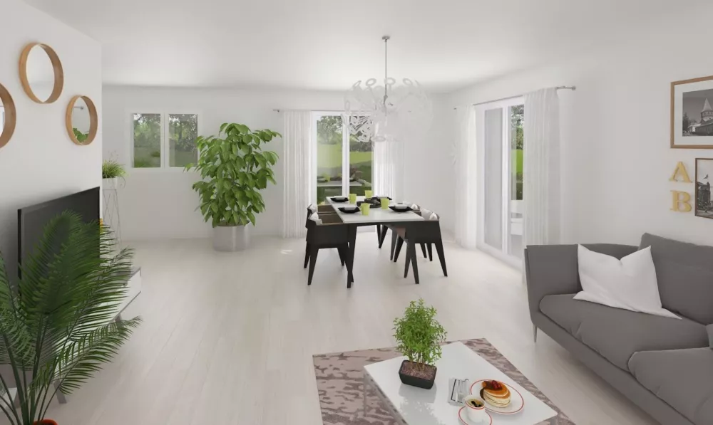 Image du modèle de maison COLOMBE - SALON PARQUET