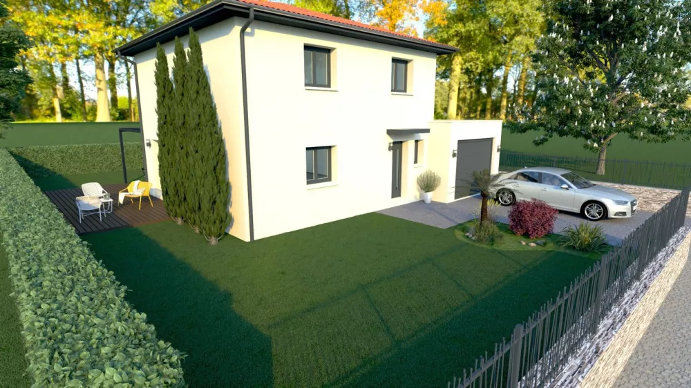 Image du modèle de maison VISU 1 100M² R+1