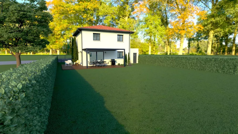 Image du modèle de maison VISU 1 LOT 8A 100M² R+1