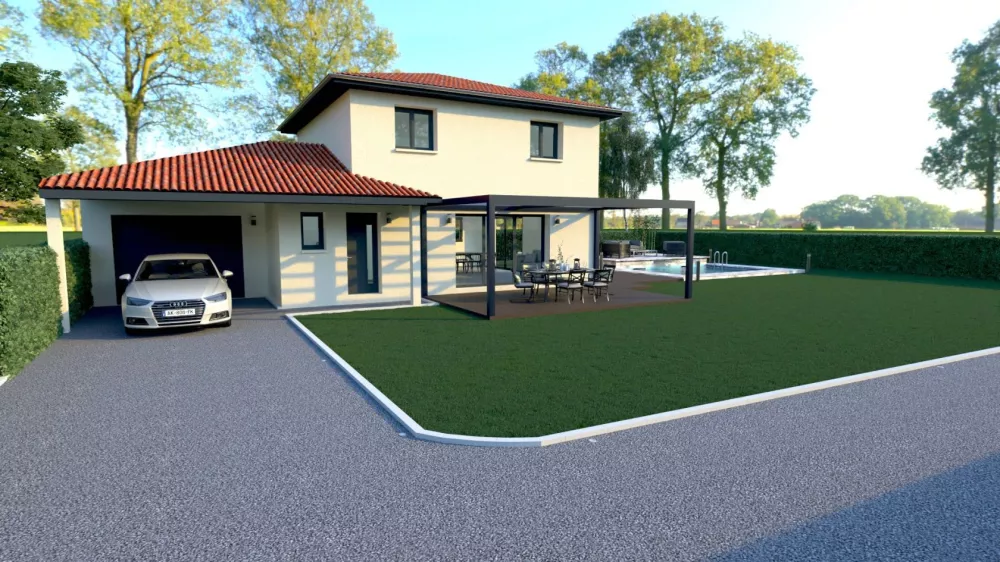Image du modèle de maison VISU 1 TASSIN 110M²