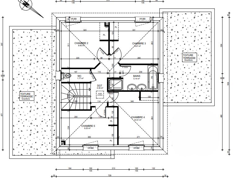 Image du modèle de maison plan étage
