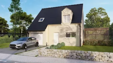 Image du modèle de maison Maison_CORALIA_4CH AG VAR RUE - BLANC