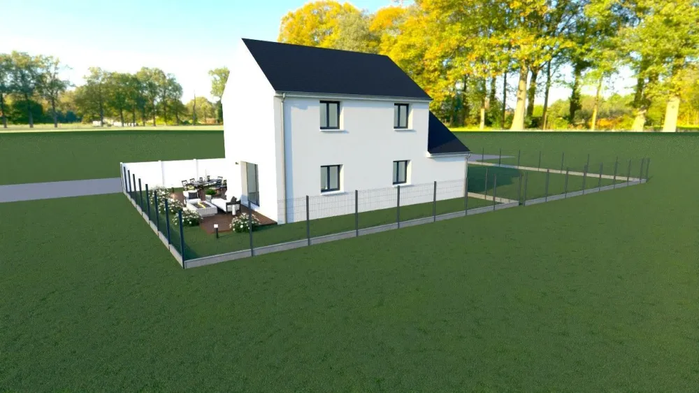 Image du modèle de maison IMAGE MAISON SOTTEVILLE LES ROUEN facade arrire