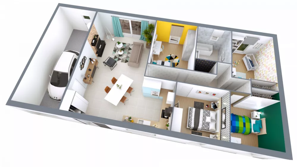 Image du modèle de maison REALIA_4CH AG XL AXO