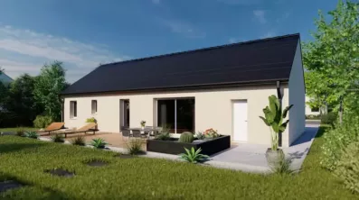 Image du modèle de maison REALIA_4CH_AG_XL_NG_Jardin