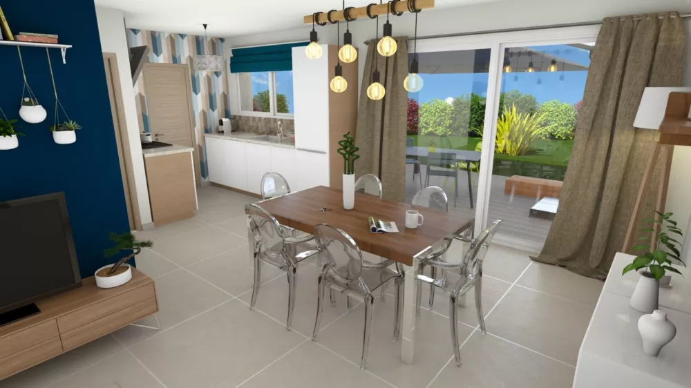 Image du modèle de maison ROSALIA 4CH GA vue intérieure 1