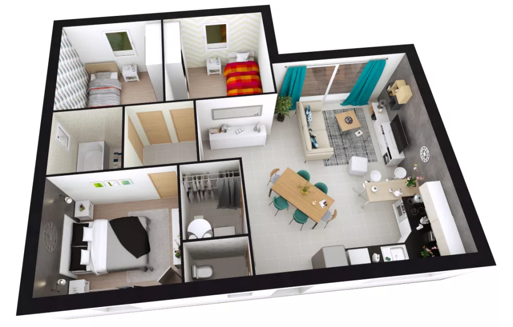Image du modèle de maison LILIA_3CH_SG