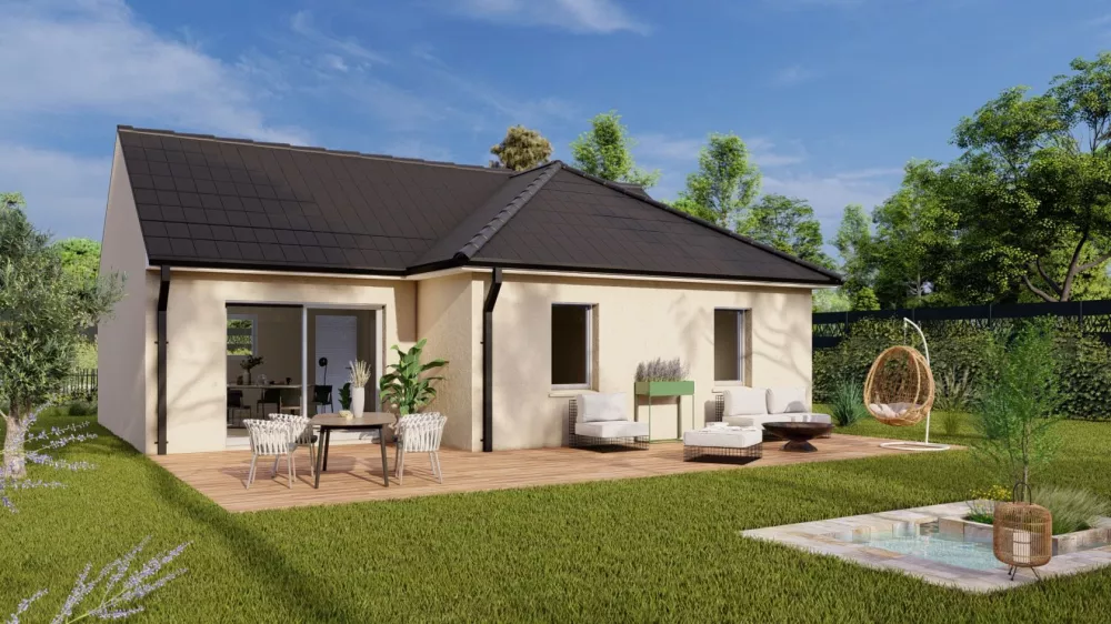 Image du modèle de maison maison_LILIA 3CH SG JARDIN