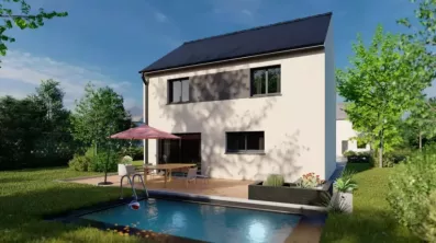 Image du modèle de maison Maison_ROSALIA_MV_R+1_4CH SG_JARDIN BITON