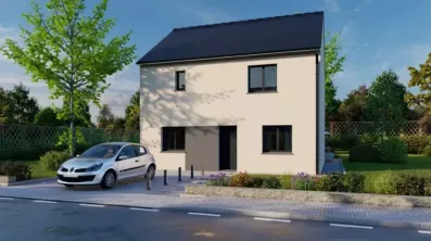 Image du modèle de maison Maison_ROSALIA_MV_R+1_4CH+ SG_RUE BI-TON