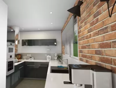 Image du modèle de maison ROSALIA_4CH+ SG VUE INTR CUISINE