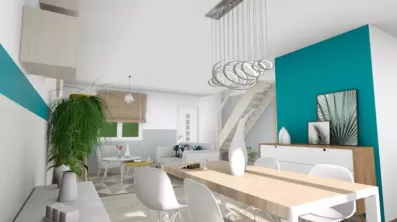 Image du modèle de maison ROSALIA_4CH+ SG VUE INTR SEJOUR
