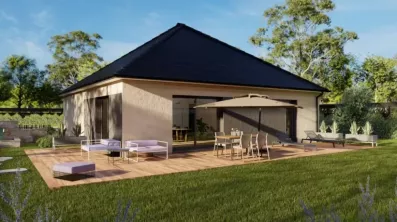 Image du modèle de maison Maison_CAMELIA-3CH+-AG- JARDIN - BITON