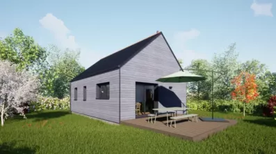Image du modèle de maison 50 Ardoises - Vue Jardin