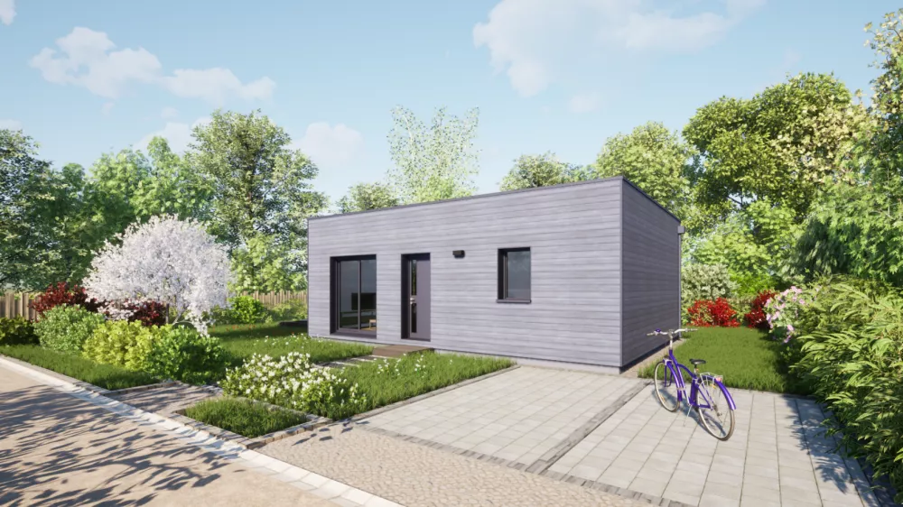 Image du modèle de maison 50 TT - Vue accès