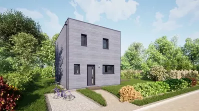 Image du modèle de maison 80 étage Toit Terrasse - Vue accès