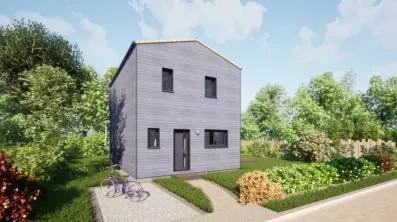 Image du modèle de maison 80 étage tuiles - Vue accès