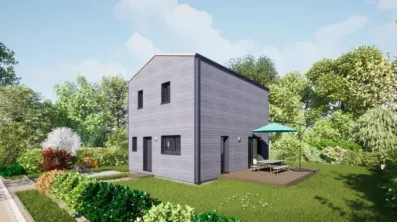 Image du modèle de maison 80  étage tuiles - Vue rue