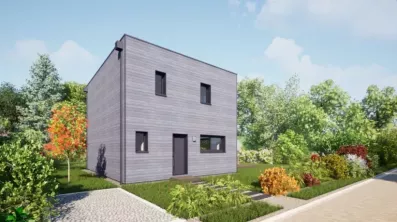 Image du modèle de maison 100 Toit Terrasse - Vue accès