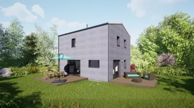 Image du modèle de maison 100 Toit Tuiles - Vue haute 02