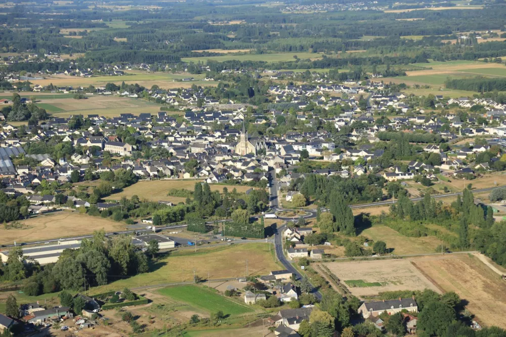 Image du modèle de maison Maze-vue-du-ciel