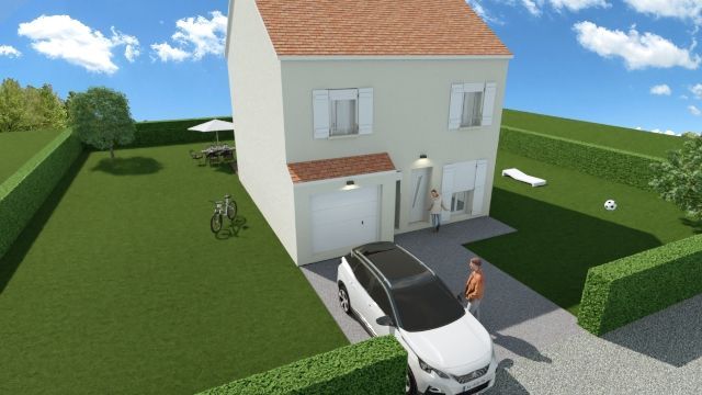 Image du modèle de maison R+1 GI