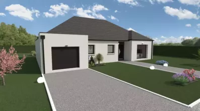 Image du modèle de maison PLAIN PIED GARAGE TOIT PLAT