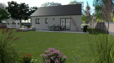 Image du modèle de maison Façade arrière
