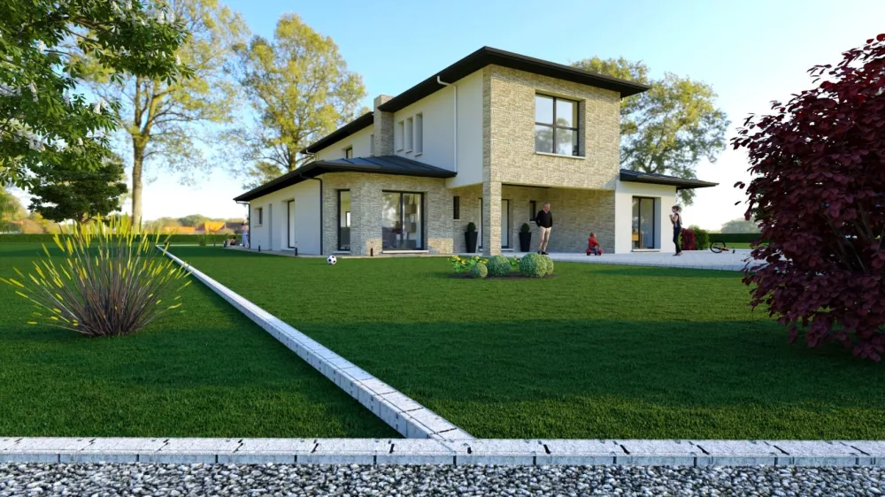 Image du modèle de maison R+1 Compt