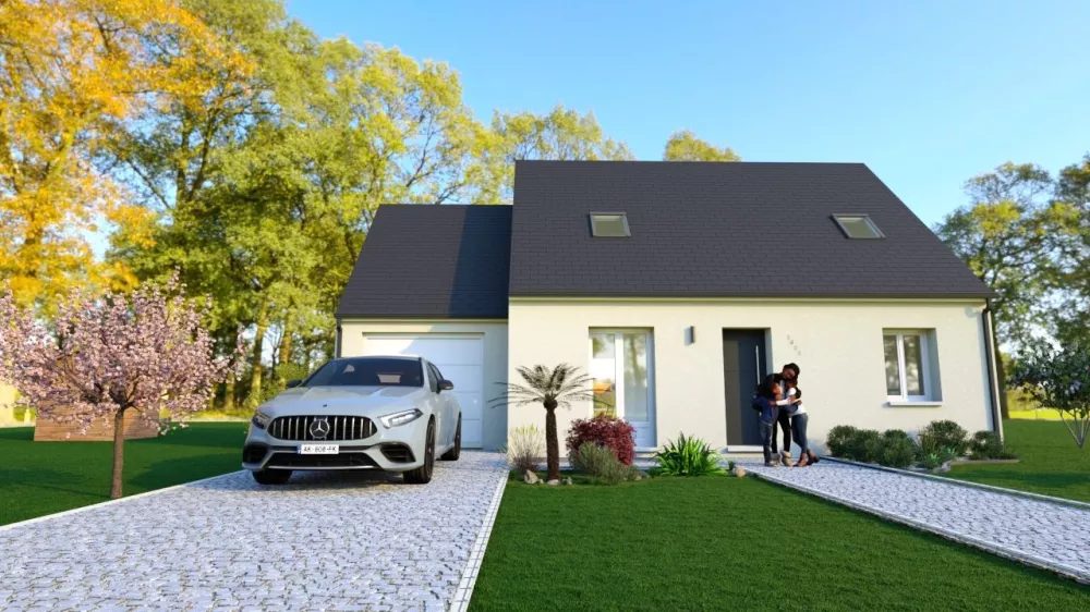 Image du modèle de maison Acces CA visuel Façade avant GA 2