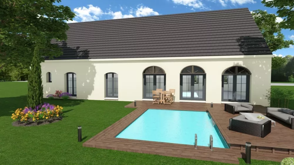 Image du modèle de maison facade richalot AR 210121