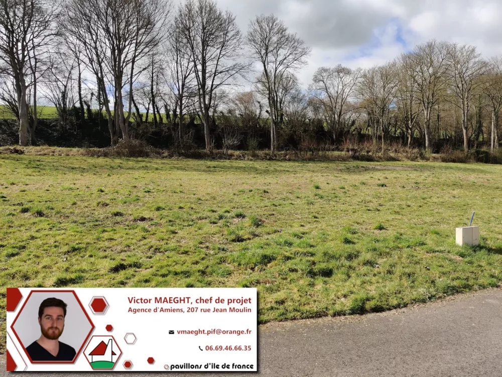 Image du terrain Terrain à bâtir de 359 m² à BREILLY (80)