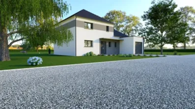 Image du modèle de maison 16 Visuel toit 4 pentes