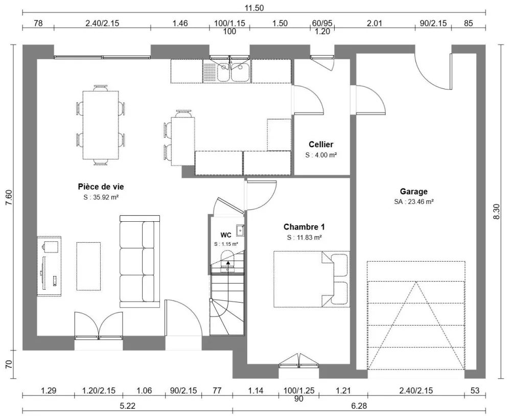 Image du modèle de maison RDC (15)