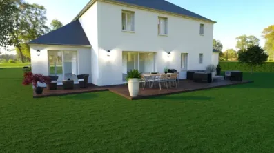 Image du modèle de maison Façade arrière