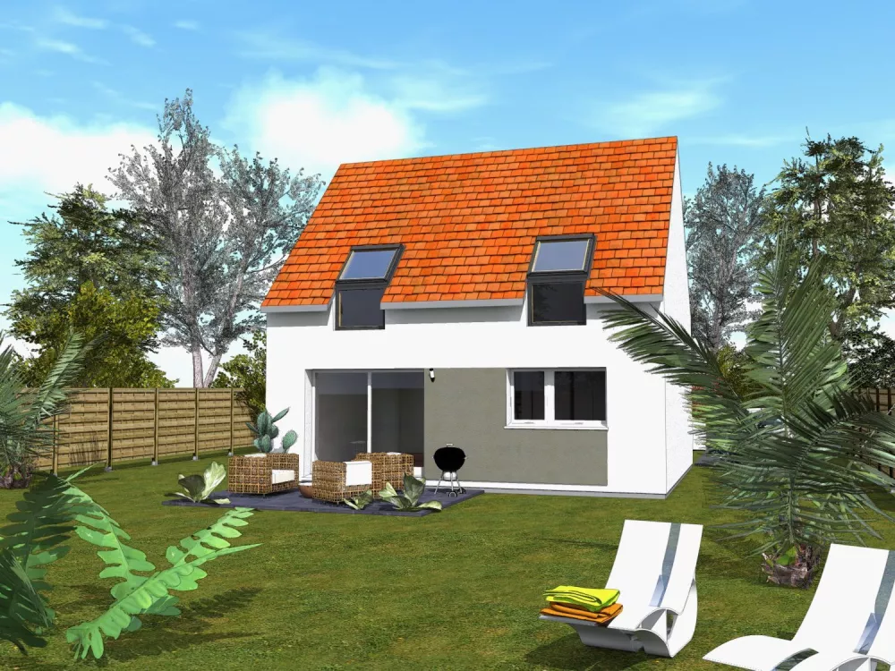 Image du modèle de maison CAMELEON_Variante 1_jardin