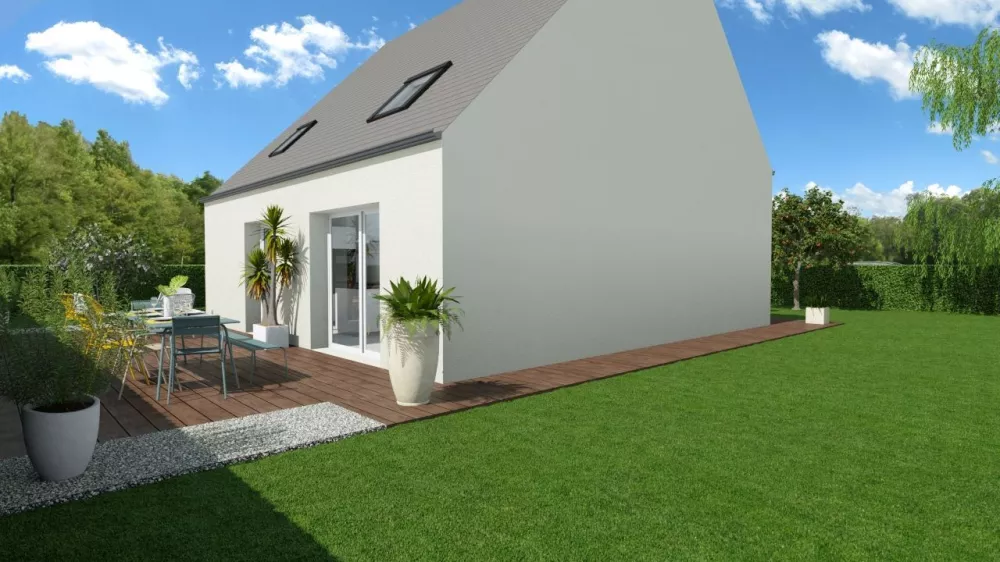 Image du modèle de maison vue exterieure
