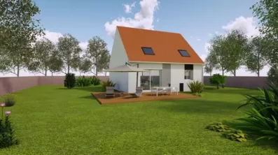 Image du modèle de maison INVESTISSEURS 03 - vue jardin