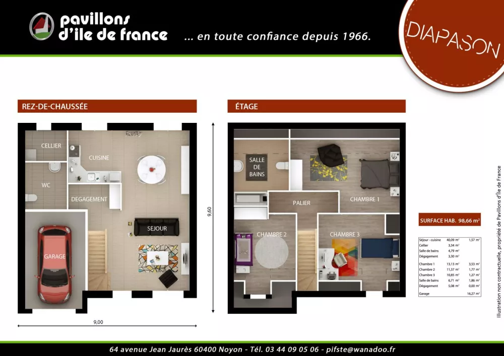 Image du modèle de maison Diapason intérieur