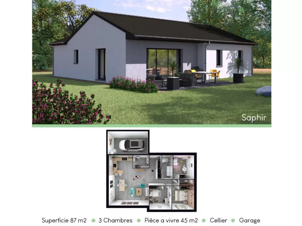 Image du modèle de maison saphir