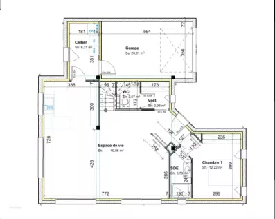 Image du modèle de maison PLAN-RDC