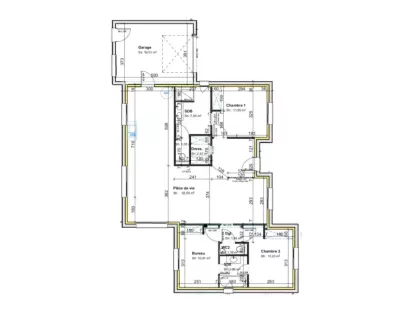 Image du modèle de maison PLAN-RDC