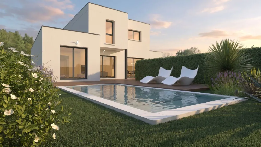 Image du modèle de maison Rendu