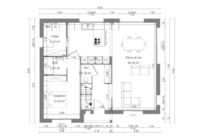 Image du modèle de maison RDC (2)