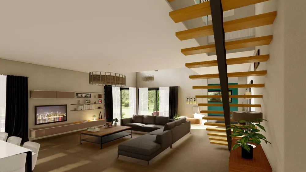 Image du modèle de maison SO9 HABITAT entrÇe