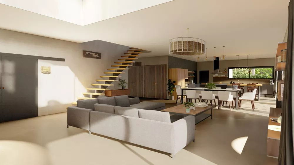 Image du modèle de maison SO9 HABITAT salon 2