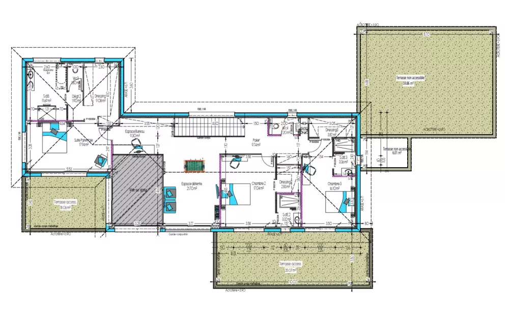 Image du modèle de maison PLAN ETAGE
