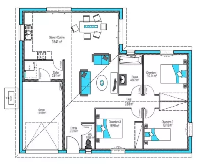 Image du modèle de maison Kaali-plan-85-sans cotes