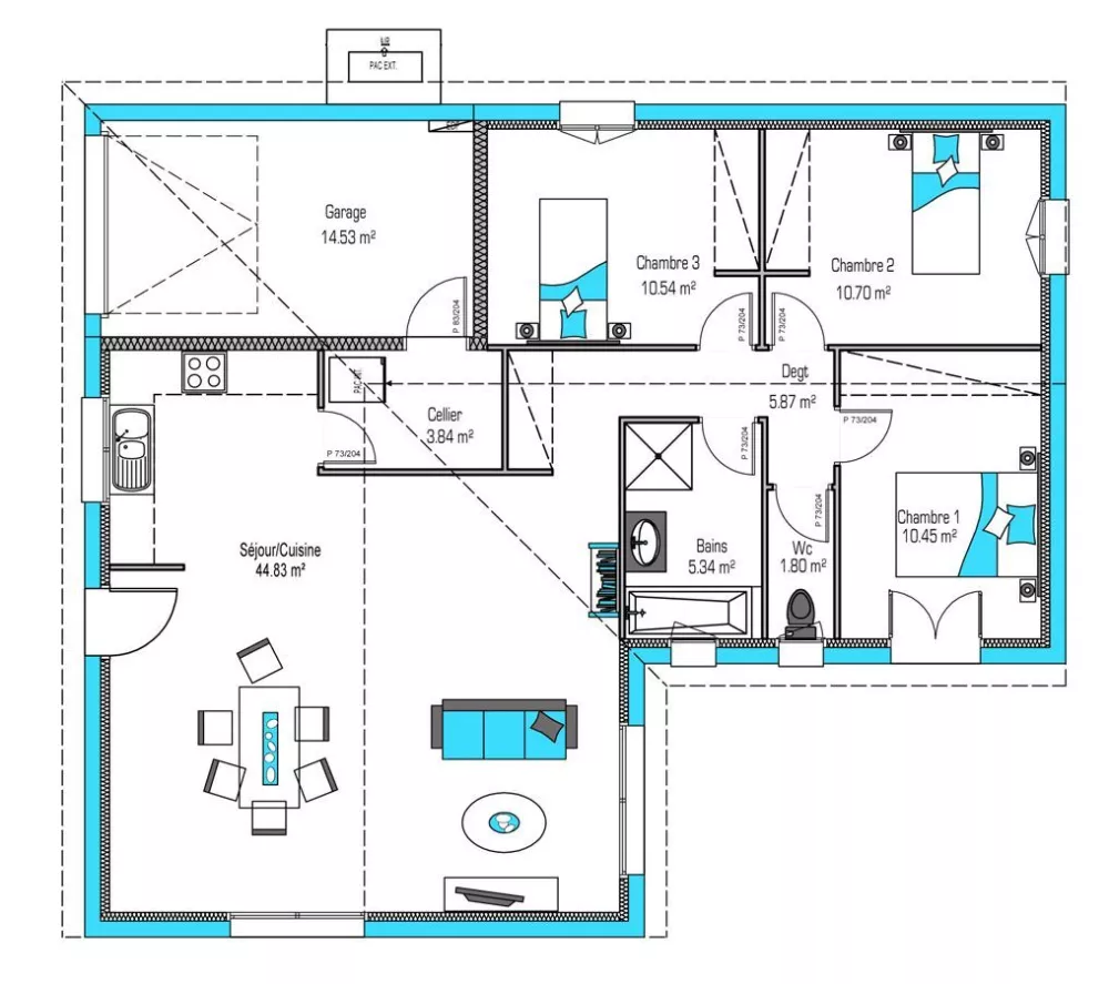 Image du modèle de maison Kaali-plan-93-sans cotes