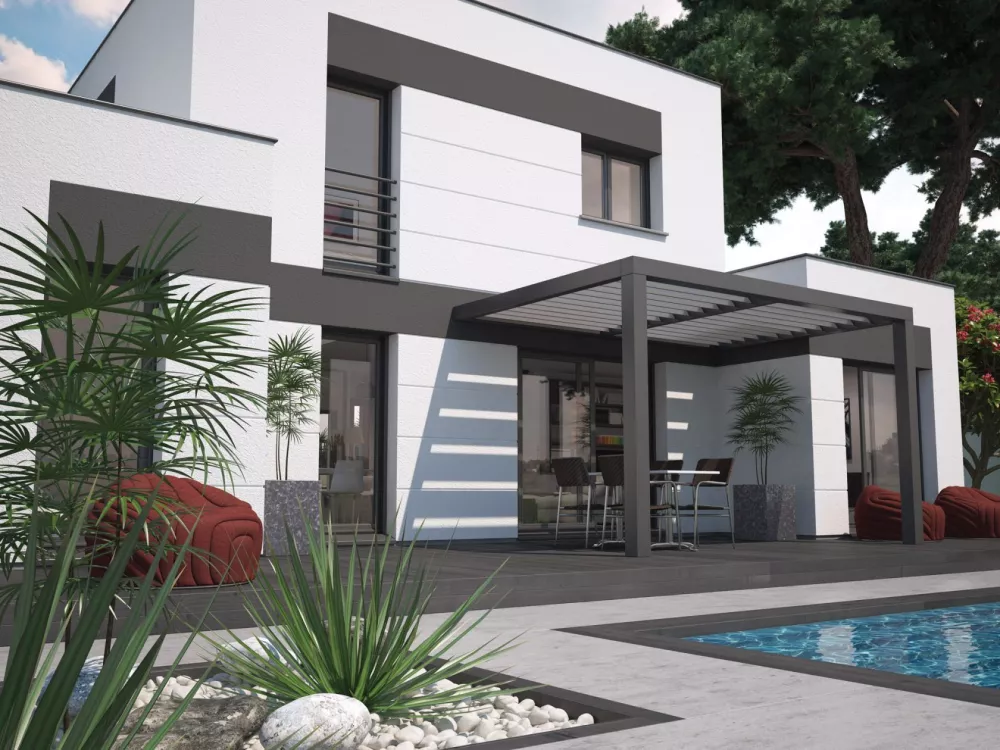 Image du modèle de maison Oreka_13h45_VueArPartielle_4x3_WEB
